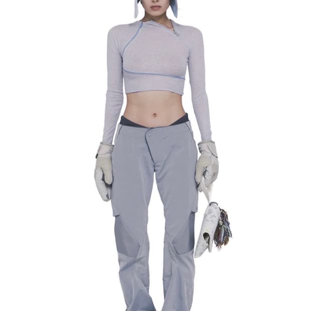 혜인서 로우라이즈 팬츠