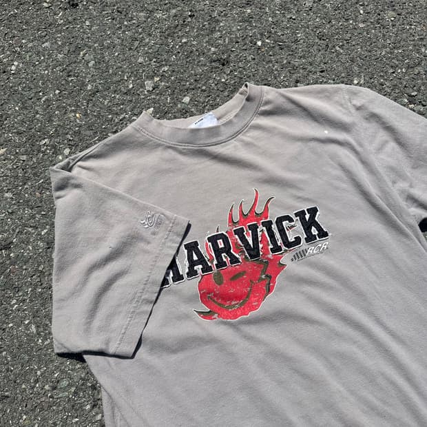 레이싱 빈티지 티셔츠 kevin harvick rcr