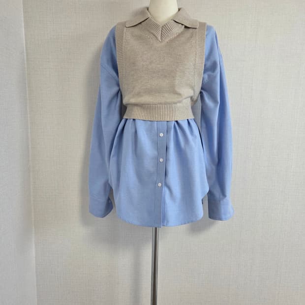 알랙산더왕   레이어드  셔츠