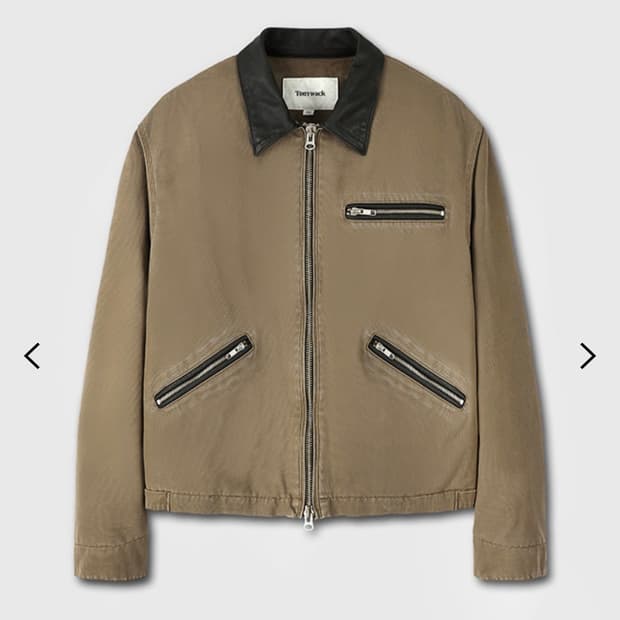 토니웩 레더카라 워크자켓