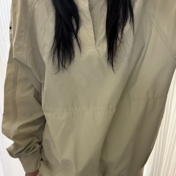 나이키 아이보리 웜업 바람막이 m