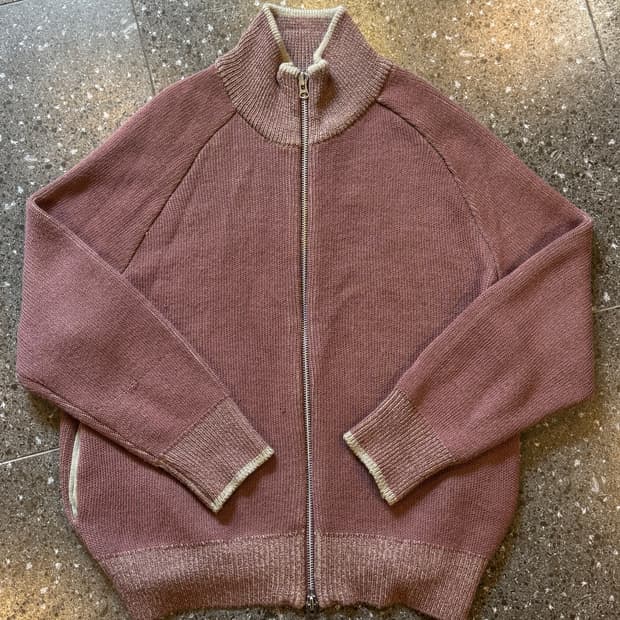 헤리티지 플로스 집업니트