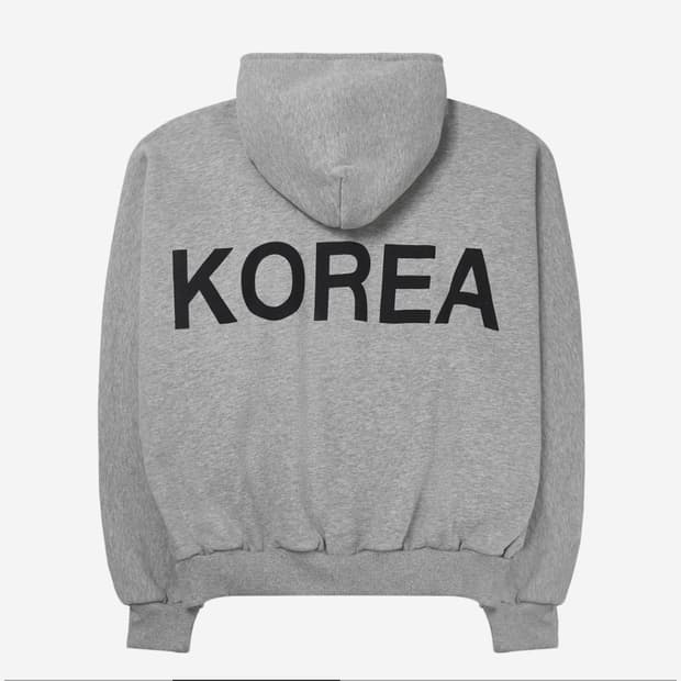 칸예 코리아 머천 후드집업 1사이즈