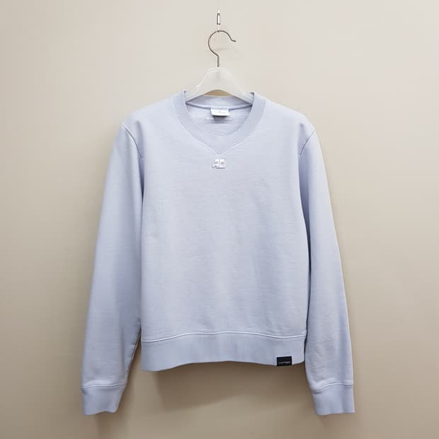 꾸레쥬 Courreges  로고 맨투맨 스웻셔츠 L사이즈