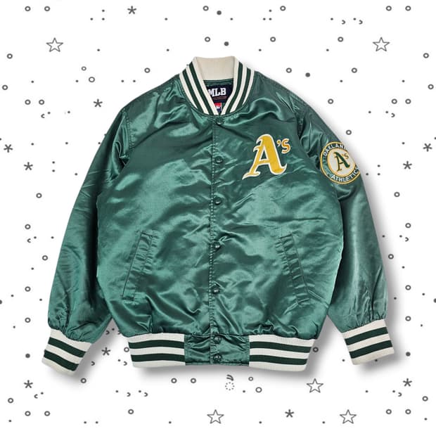 MLB 오클랜드 애슬레틱스 바시티 자켓