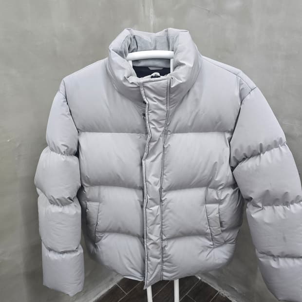 The Super Air 회색 숏패딩 110