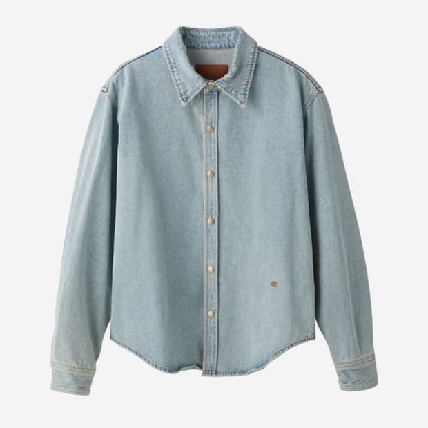 렉토 24fw 잭 데님셔츠 L