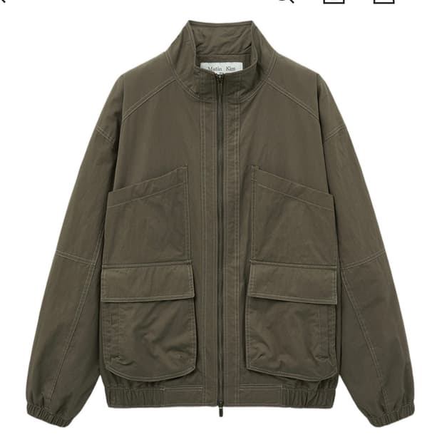 마뗑킴 유틸리티 봄버 점퍼 카키 (w)