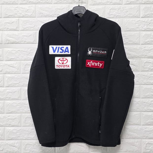 택포_ 스파이더 US 스키팀 후드 집업 L