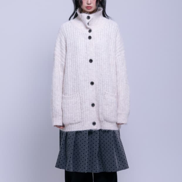 Naaieen 나이엔 하이넥 헤비 가디건