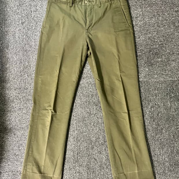 폴로 랄프로렌 슬림핏 치노 팬츠 올리브/카키