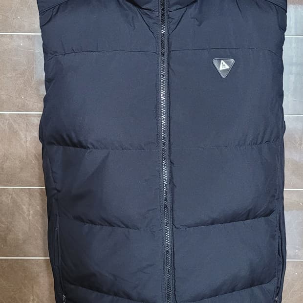 (남성100사이즈) 헤지스 골프 패딩 조끼(거위100)