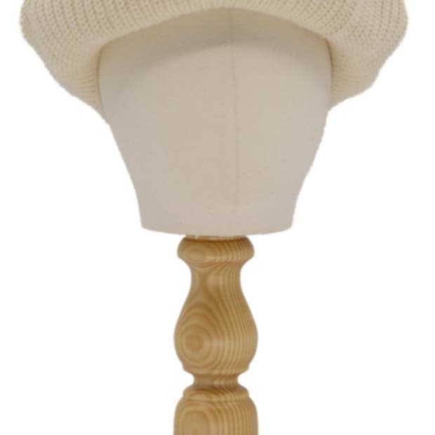 H&M 흐앤므 아이보리 베레모 