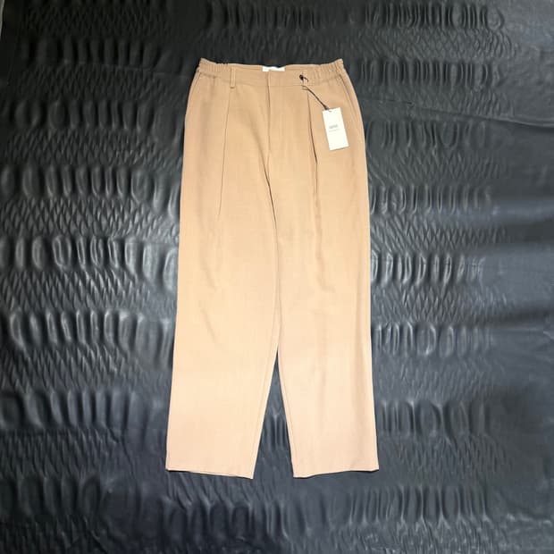 아미 코튼 팬츠 베이지