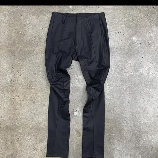 율리우스 14ss 코팅 팬츠