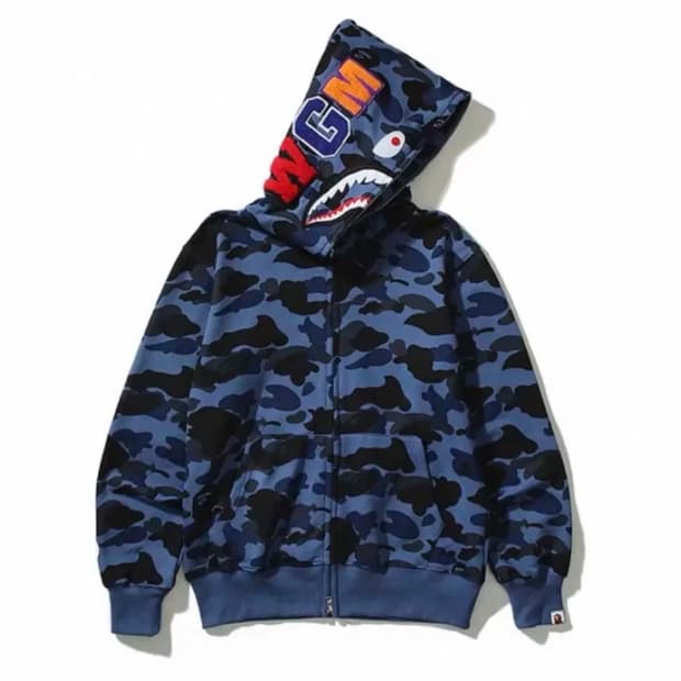 베이프 후드 집업 청계 L