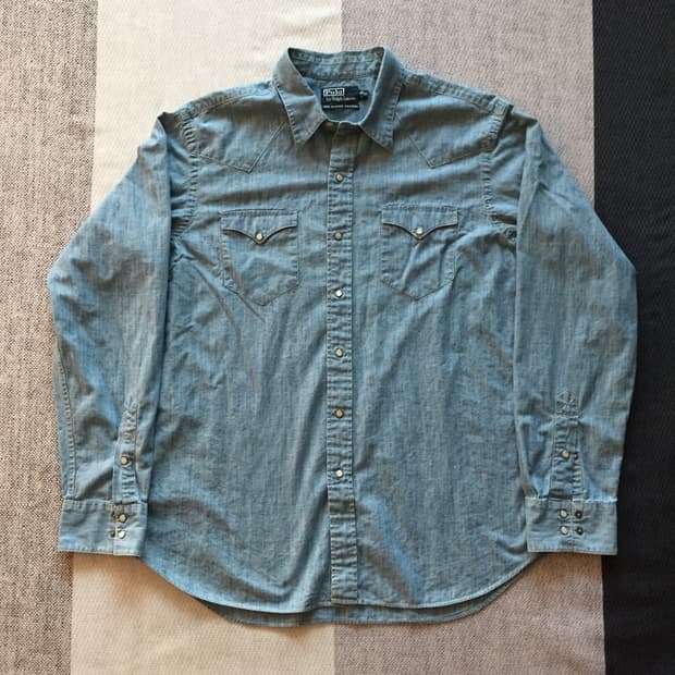 빈티지 폴로 랄프로렌 웨스턴 셔츠