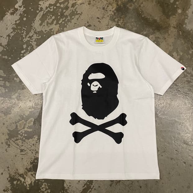 새상품 베이프 해적사루 화이트 L / XL