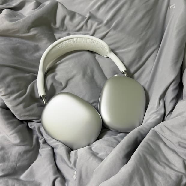 에어팟 맥스 8핀 실버 S급 풀박(계좌이체 40만원)