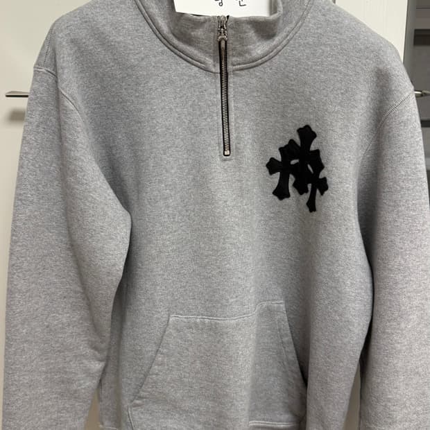 [L] 크롬하츠 페이퍼잼 하프집업 그레이