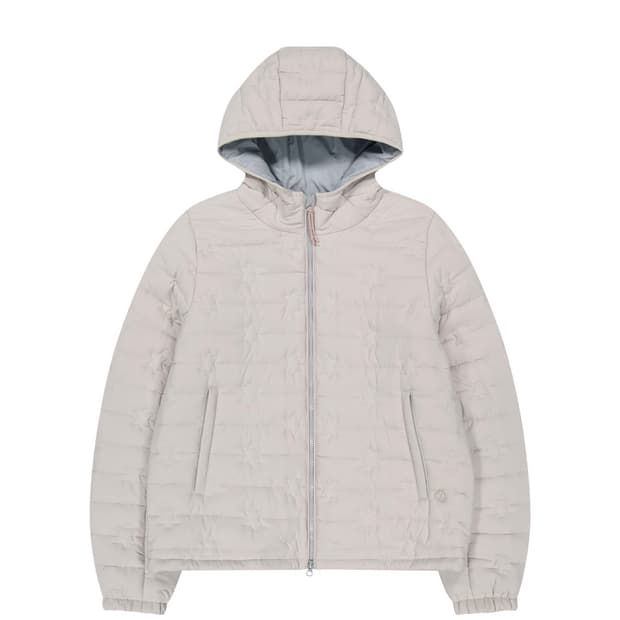 FLUFFY LIGHT PADDED JACKET IVORY