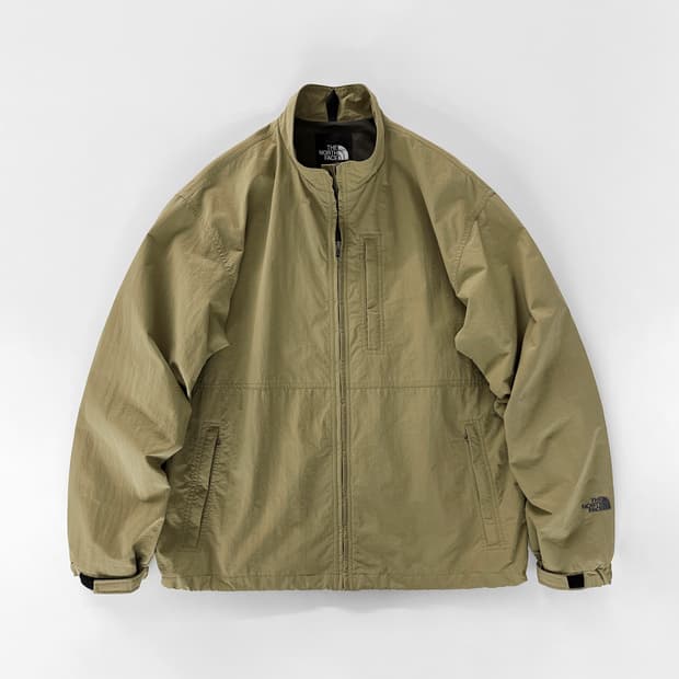 빈티지 노스페이스 올리브 카키 나일론 패커블 자켓