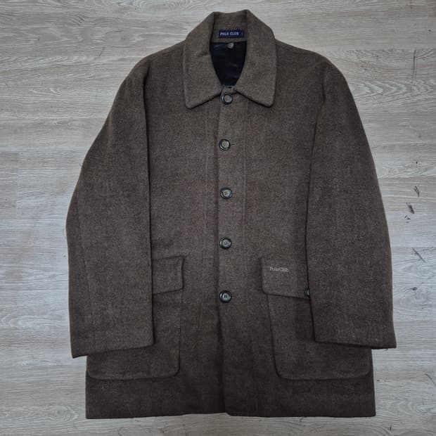 폴로 클럽 모직 싱글 맥코트 M(95)