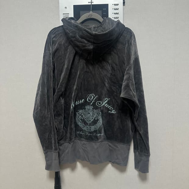 쥬시꾸뛰르 벨벳 후드집업