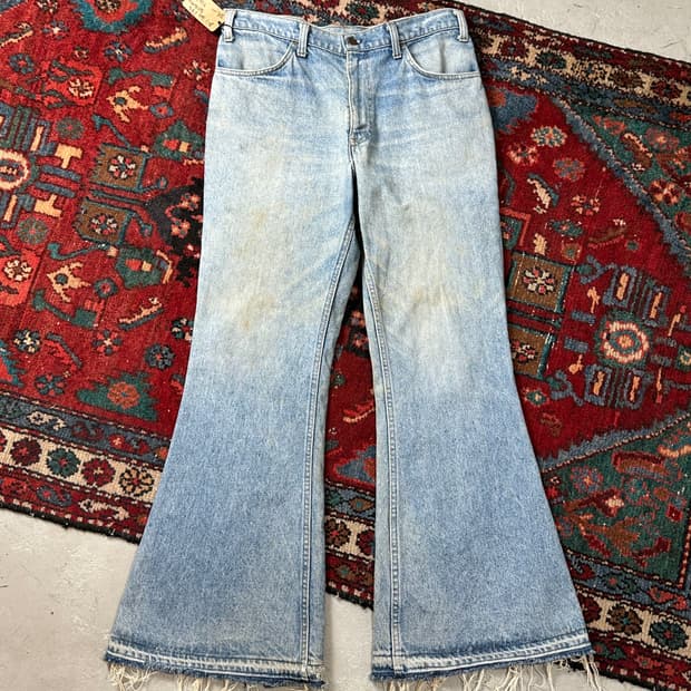 80's USA Made 빈티지 리바이스 684 벨바텀 부츠컷 데님