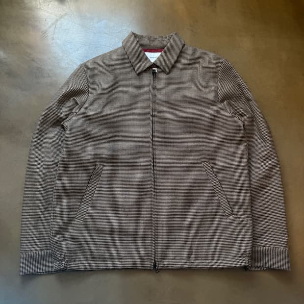 INHERIT 라이트 패브릭 하운드투스 자켓