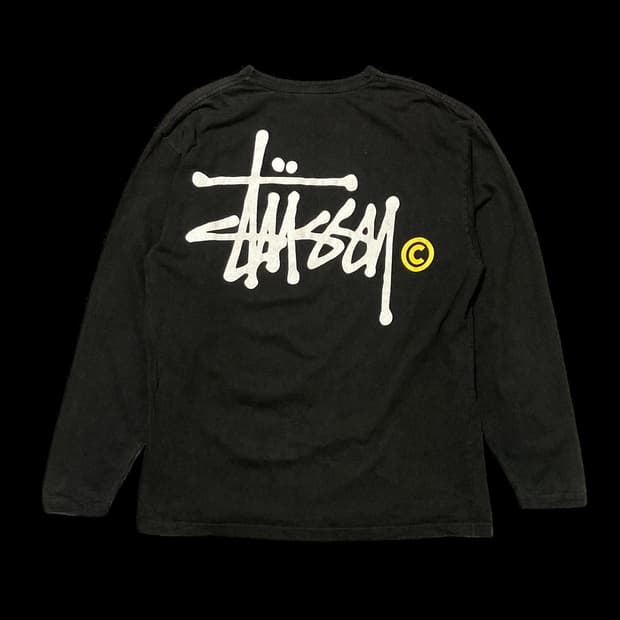 STUSSY 스투시 00's 올드스쿨 빅로고 롱슬리브