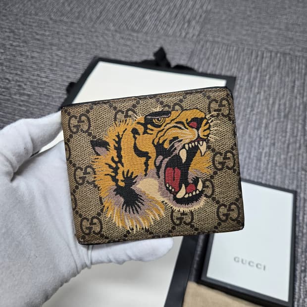 [특가][정품]구찌 타이거 반지갑