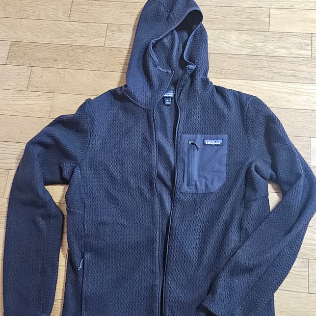 파타고니아 r1 에어 후디 블랙 m 플리스 후리스 집업 신찰라