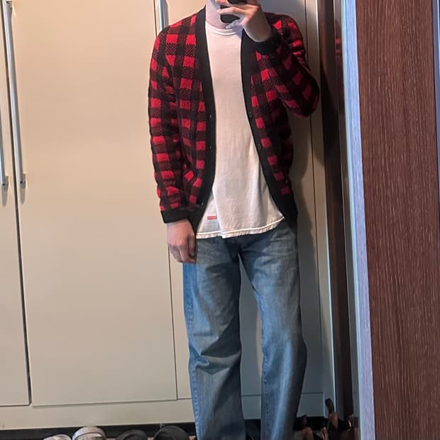 S) 생로랑 모헤어 가디건 - S