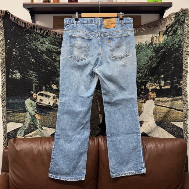 90s 리바이스 517 오렌지탭 부츠컷 데님 made in USA (38