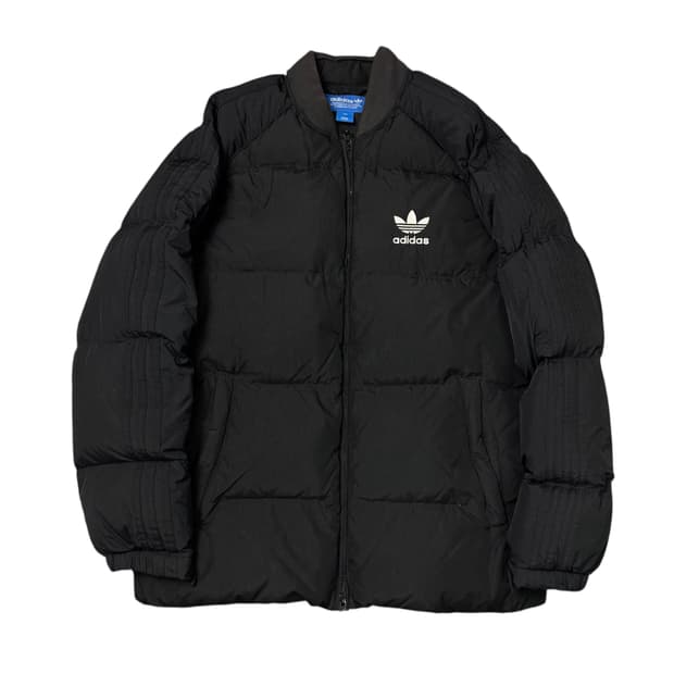 아디다스 슈퍼스타 덕다운 패딩자켓 블랙