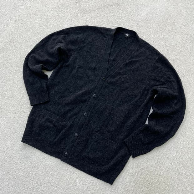 XL 유니클로 울 니트 가디건 0319M