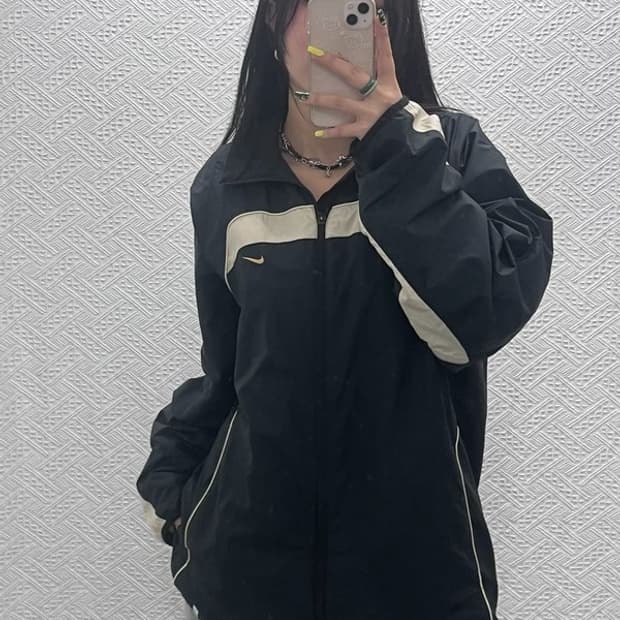 나이키 올드스쿨 레트로 00's 배색 바람막이 자켓 XL C07538