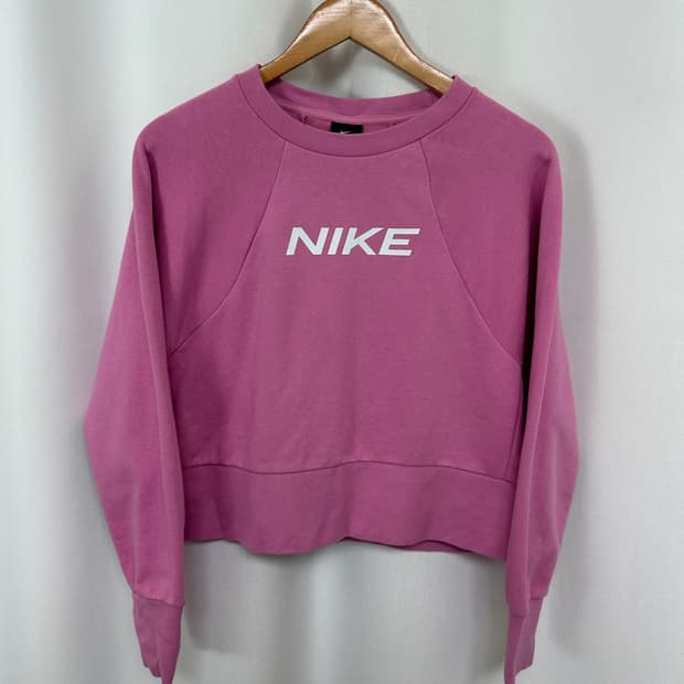 나이키 여자 크롭 맨투맨 티셔츠 M