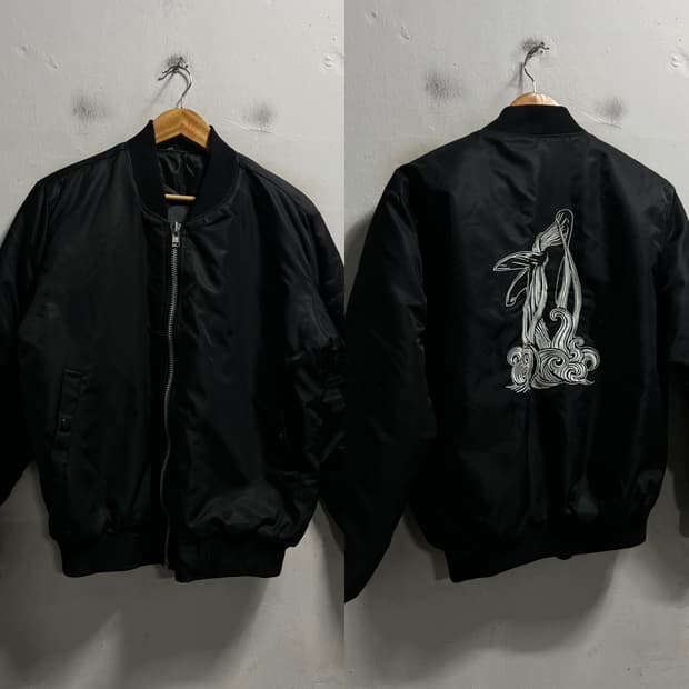 100-105 블랙 Ma-1 항공점퍼