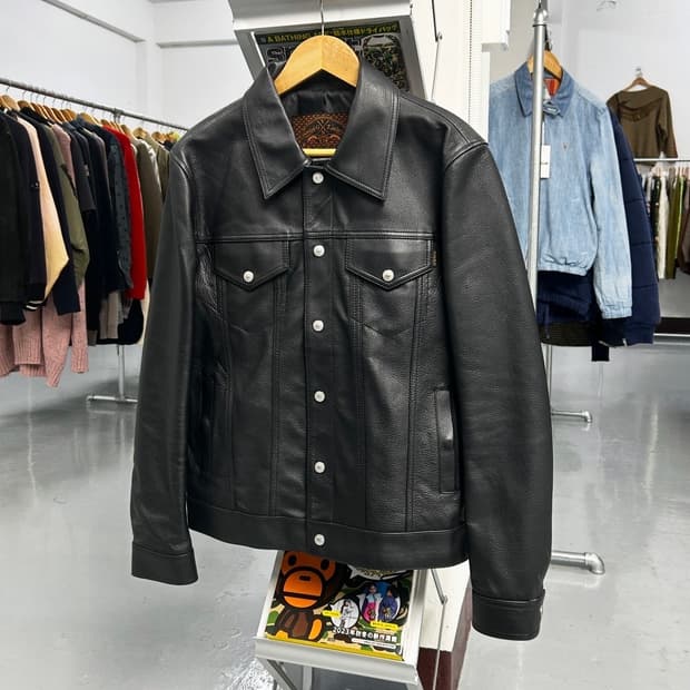 누드본즈 머스탱 레더 자켓