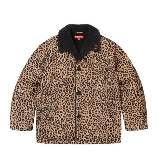 슈프림 카코트 레오파드