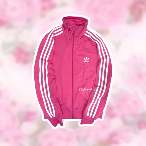 아디다스 핫핑크 갸루 져지