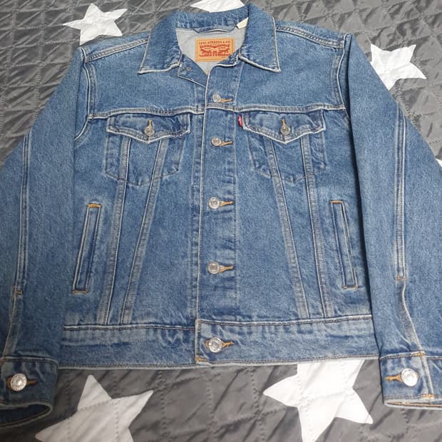 리바이스 EX-보이프렌드 트러커 데님자켓 (M)