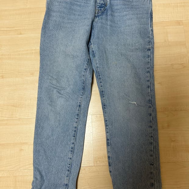 자라 연청 데님