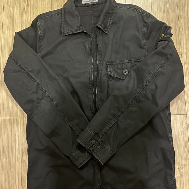 스톤아일랜드 20ss 올드이펙트 오버셔츠  m