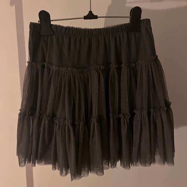 빈티지 레이스 레이어드 스커트
