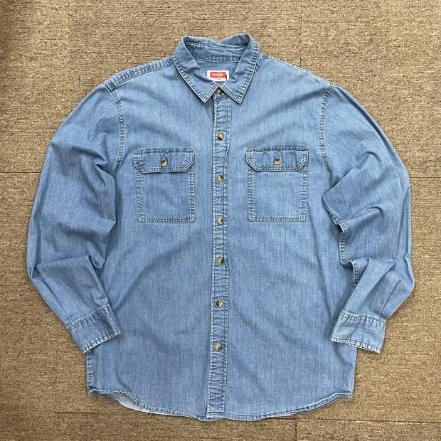 (L) Wrangler 랭글러 데님 셔츠