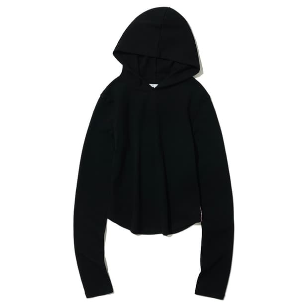 PWC HOODIE LONG SLEEVE TEE_BLACK - S