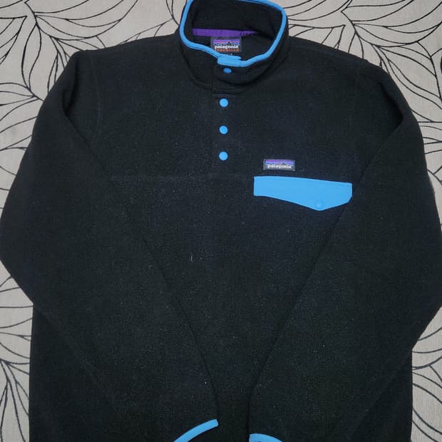 파타고니아 신칠라 Patagonia synchilla snap t 블랙
